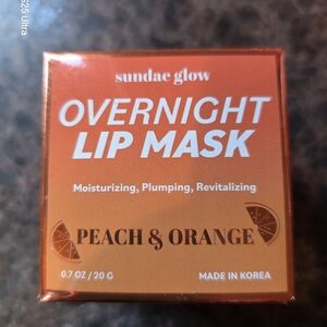 Peach & Orange Overnight Lip Mask - Peach/Orange New In Box